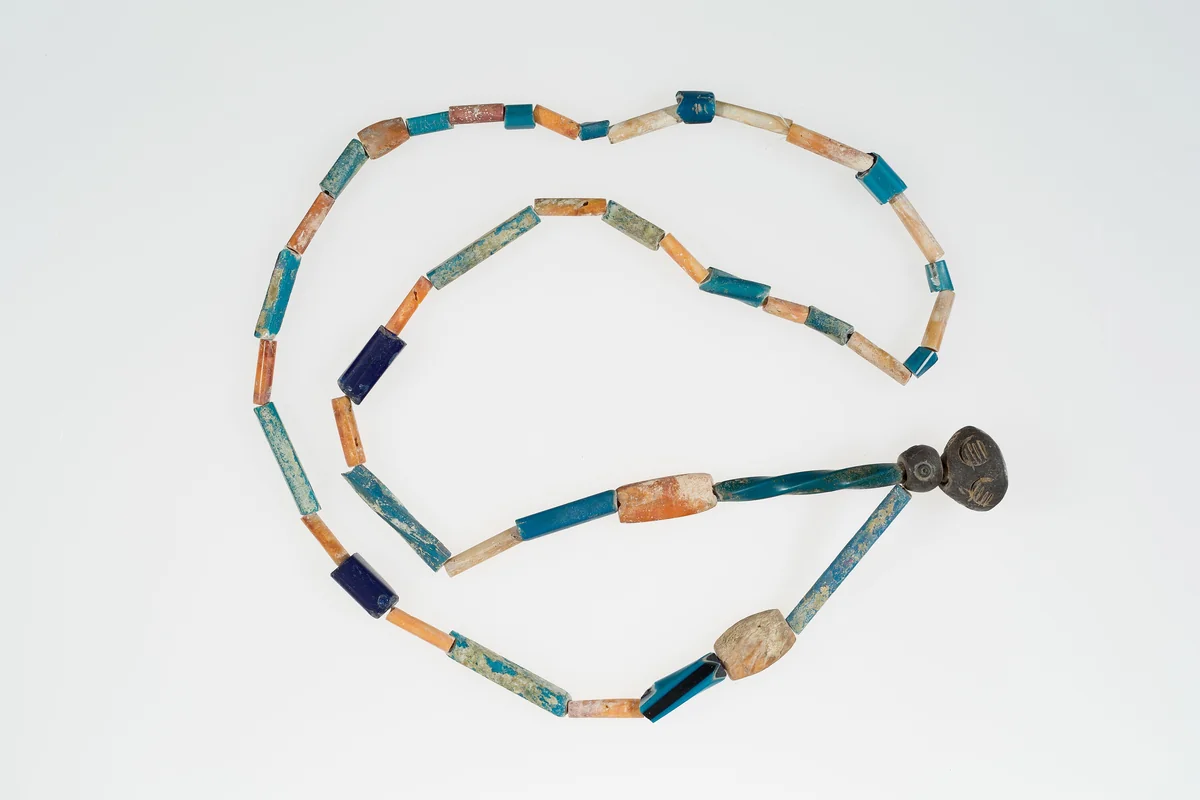 Necklace Strung with Indigenous and Imported Beads by Chancay and Colonial Peru, other, 1000-1600