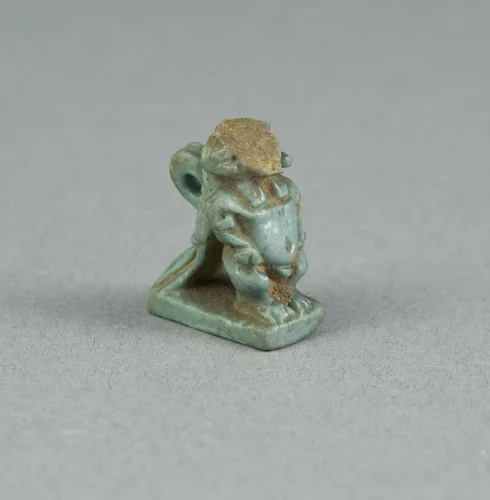 Amulet of a Hybrid Deity (Body of Dwarf, Ram Head, Bird Wings and Tail) by Egyptian, metalwork, -664--332