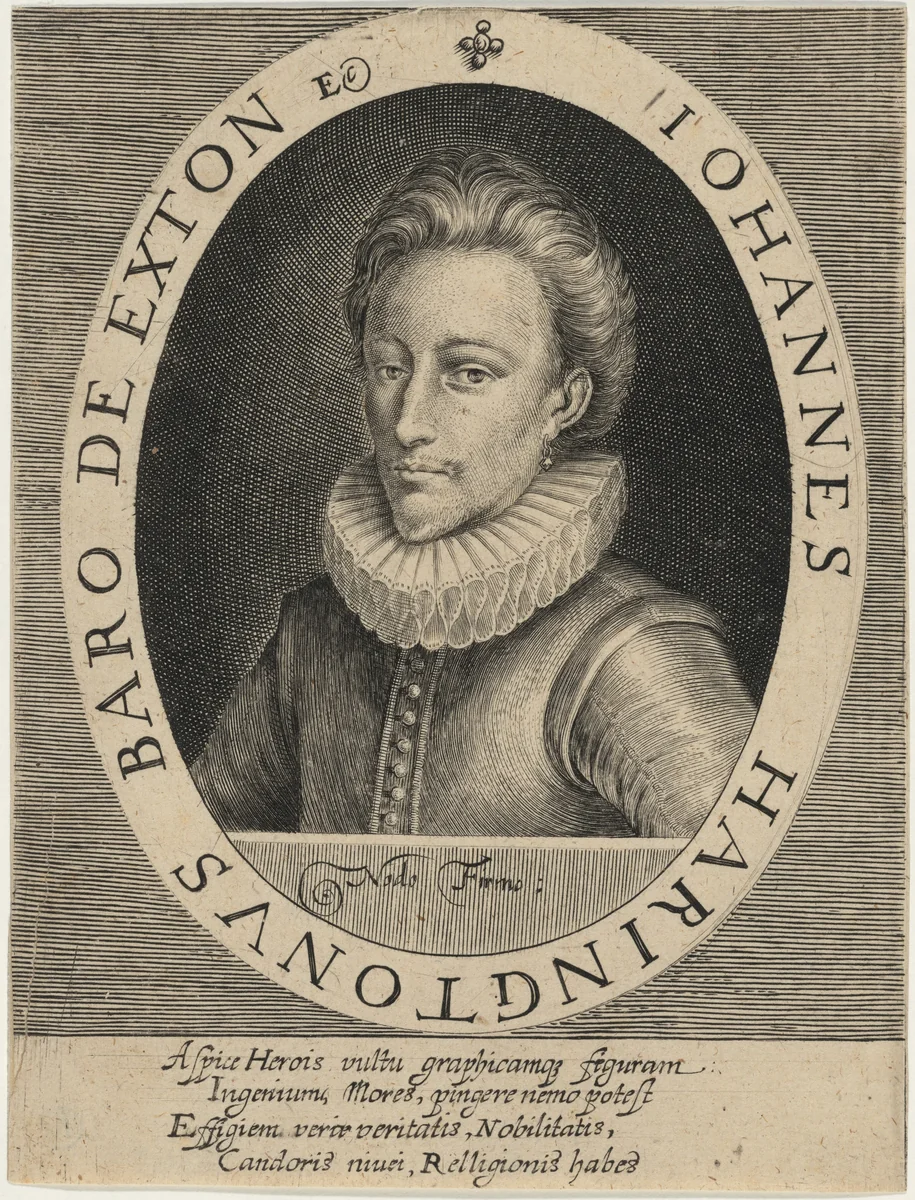 John Harington, Second Baron of Exton by Magdalena van de Passe
Willem de Passe, print, 1620
