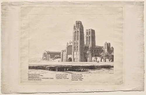 The Minster by Frederick Landseer Maur Griggs, print, 1918