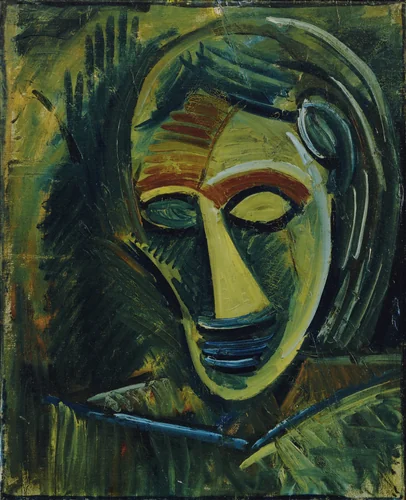 Woman's Head by Pablo Picasso, painting, 1908