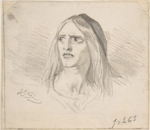 Illustration in Jérôme Paturot, by Louis Reybaud, Paris, 1846 by J. J. Grandville, drawing, 1841-1851