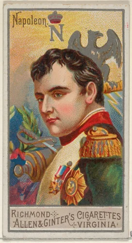Napoleon Bonaparte, from the Great Generals series (N15) for Allen & Ginter Cigarettes Brands by Allen & Ginter, print, 1888
