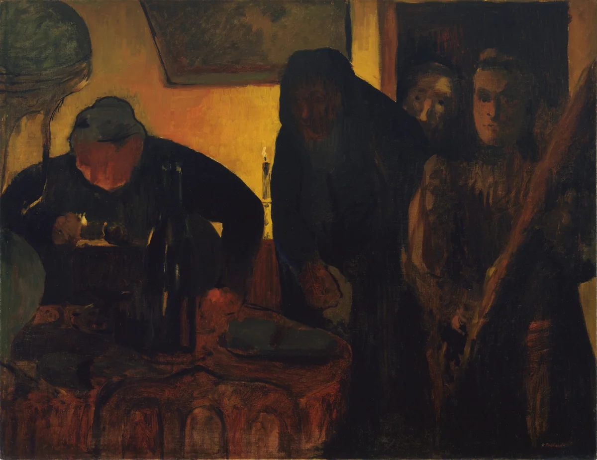 Dinnertime by Édouard Vuillard, painting, 1889