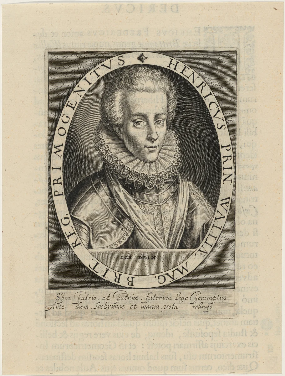 Henry Frederick, Prince of Wales by Willem de Passe, print, 1620