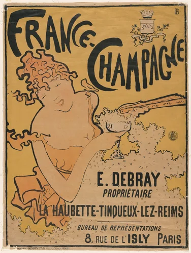 France - Champagne by Pierre Bonnard, print, 1891