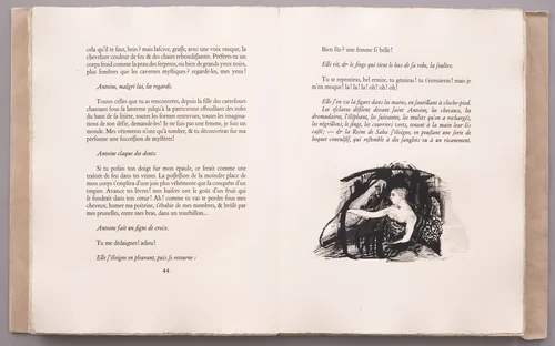 Tailpiece (page 45) from La Tentation de Saint-Antoine by Odilon Redon, illustrated book, 1910
