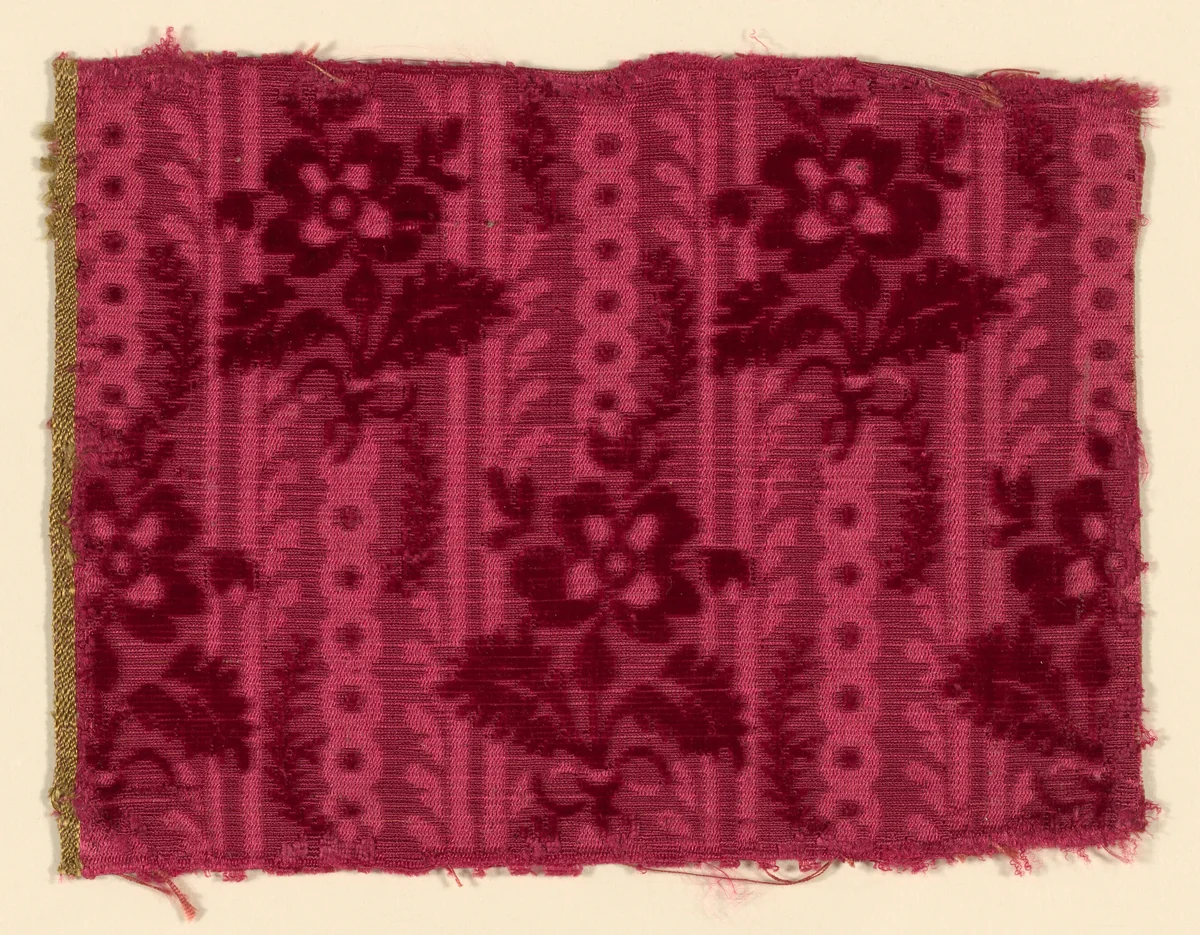 Fragment by France, textile, 1750-1800