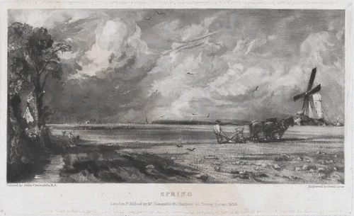 Spring by David Lucas, print, 1830