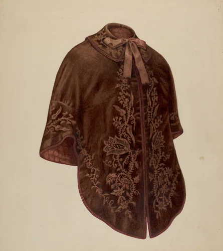 Cape by American 20th Century, index of american design, 1935-1942