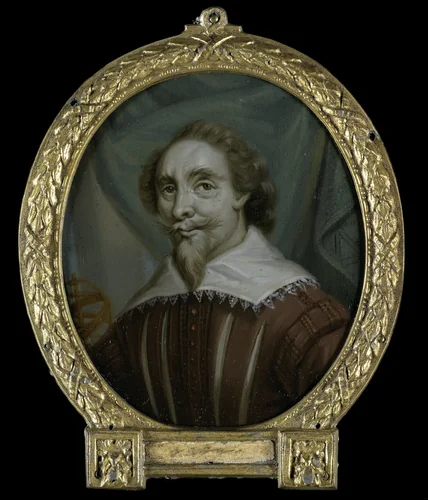 Portrait of Petrus Baard, Physician and Poet from Leeuwarden by Arnoud van Halen, painting, 1700-1732