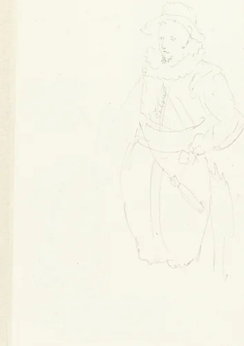 Staande schutter by Pieter Bartholomeusz. Barbiers, drawing, 1782-1837