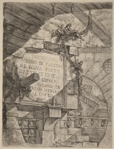 Title Plate by Giovanni Battista Piranesi, print, 1749-1750
