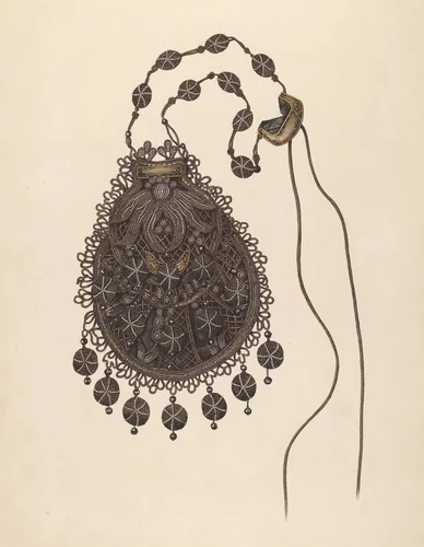 Beaded Handbag by Ray Price, index of american design, 1938