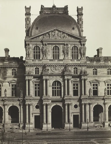 Pavilion Richelieu, Louvre, Paris by Édouard Baldus, photograph, 1856-1857