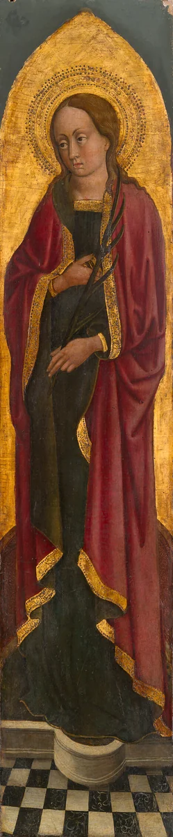 Saint Giustina of Padua from an Augustinian altarpiece by Italian, painting, 1450-1475