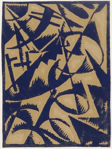 Untitled by Liubov Popova, print, 1920