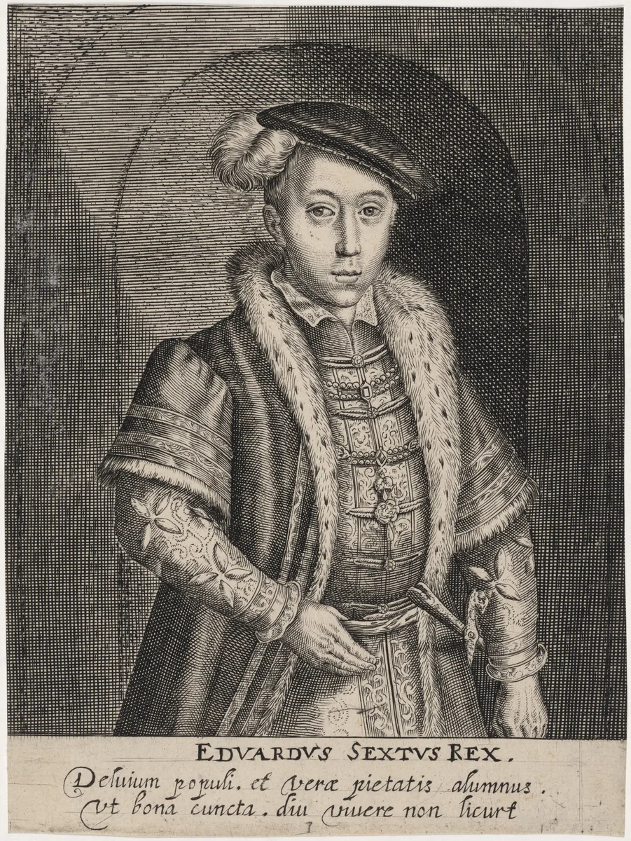 Edward VI by Willem de Passe, print, 1620
