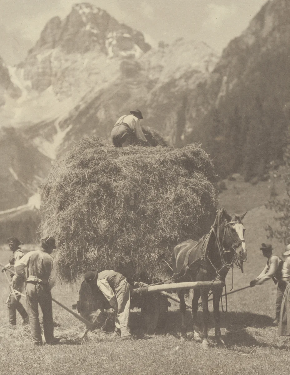 The Last Load by Alfred Stieglitz, photograph, 1890