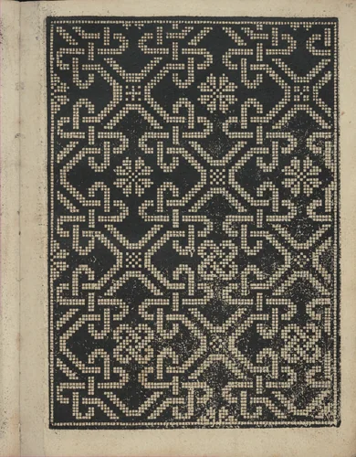 Libbretto nouellamete composto per maestro Domenico da Sera...lauorare di ogni sorte di punti, page 15 (recto) by Domenico da Sera, book, 1532