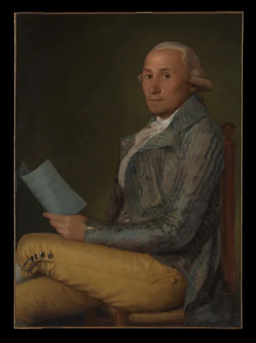 Sebastián Martínez y Pérez (1747–1800) by Goya, painting, 1792