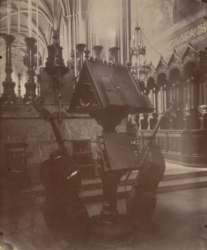 Saint Germain des Prés by Eugène Atget, photograph, 1906