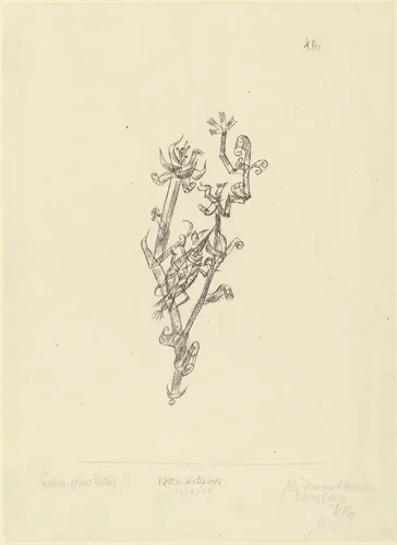 Giant Aphid (Riesenblattlaus) for the illustrated book Deutsche Graphiker der Gegenwart by Paul Klee, print, 1920