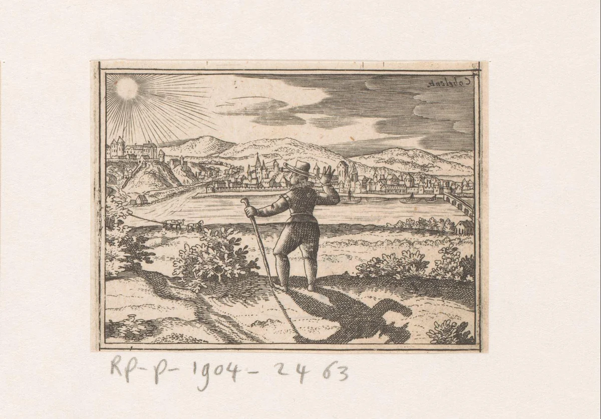 Gezicht op Koblenz by Daniel Sudermann, book, 1624
