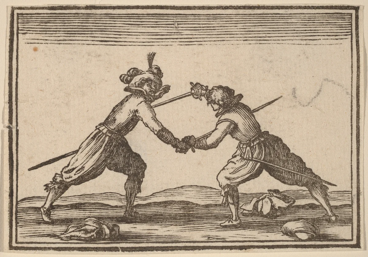 Duel with Swords by Edouard Eckman
Jacques Callot, print, 1621