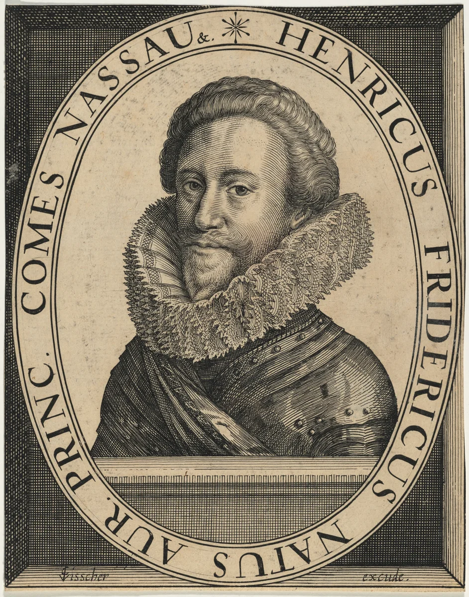 Frederick Henry of Nassau by Claes Jansz Visscher, print, 1586-1652