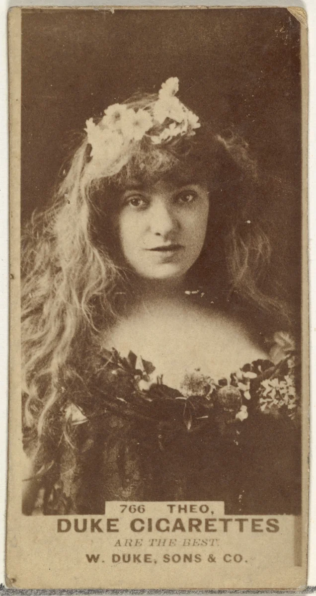Card Number 766, Theo, from the Actors and Actresses series (N145-7) issued by Duke Sons & Co. to promote Duke Cigarettes by W. Duke, Sons & Co., photograph, 1880-1889