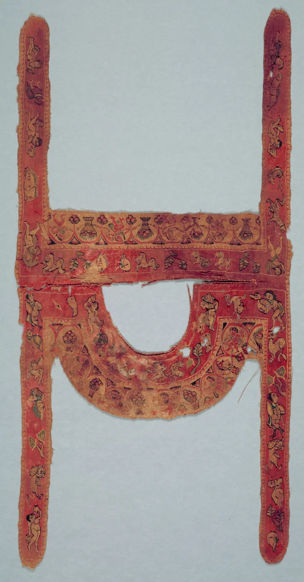 Fragment from a Child's Tunic: Neck Opening by Unknown, textile, 600-799