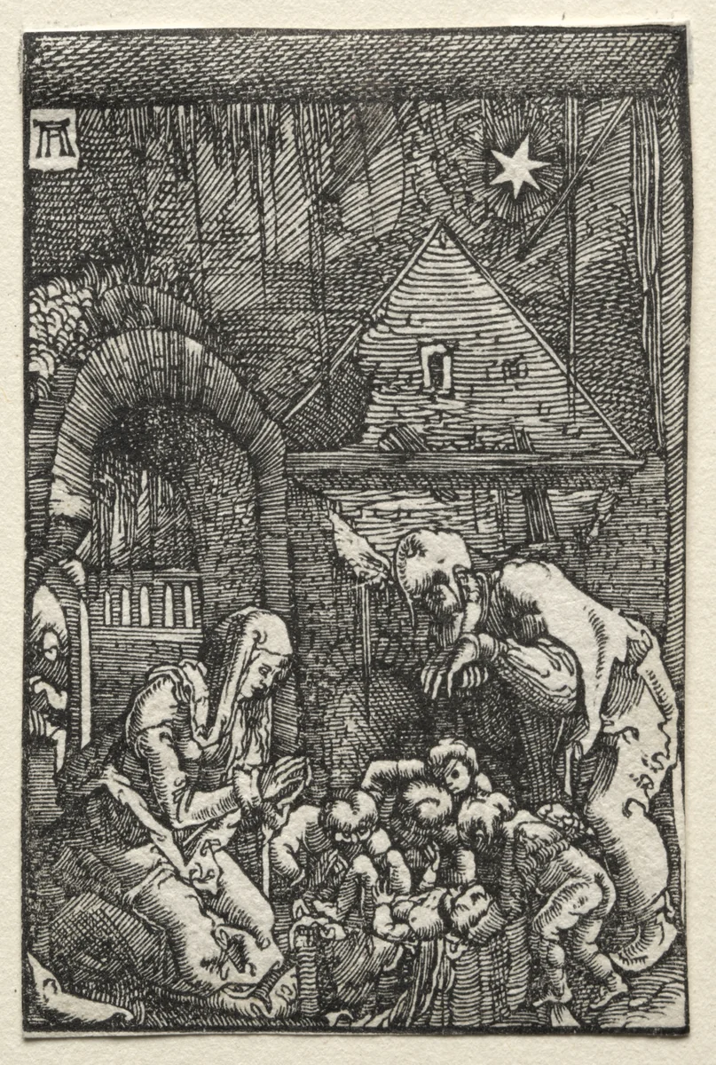 The Fall and Redemption of Man: The Nativity by Albrecht Altdorfer, print, 1510-1520