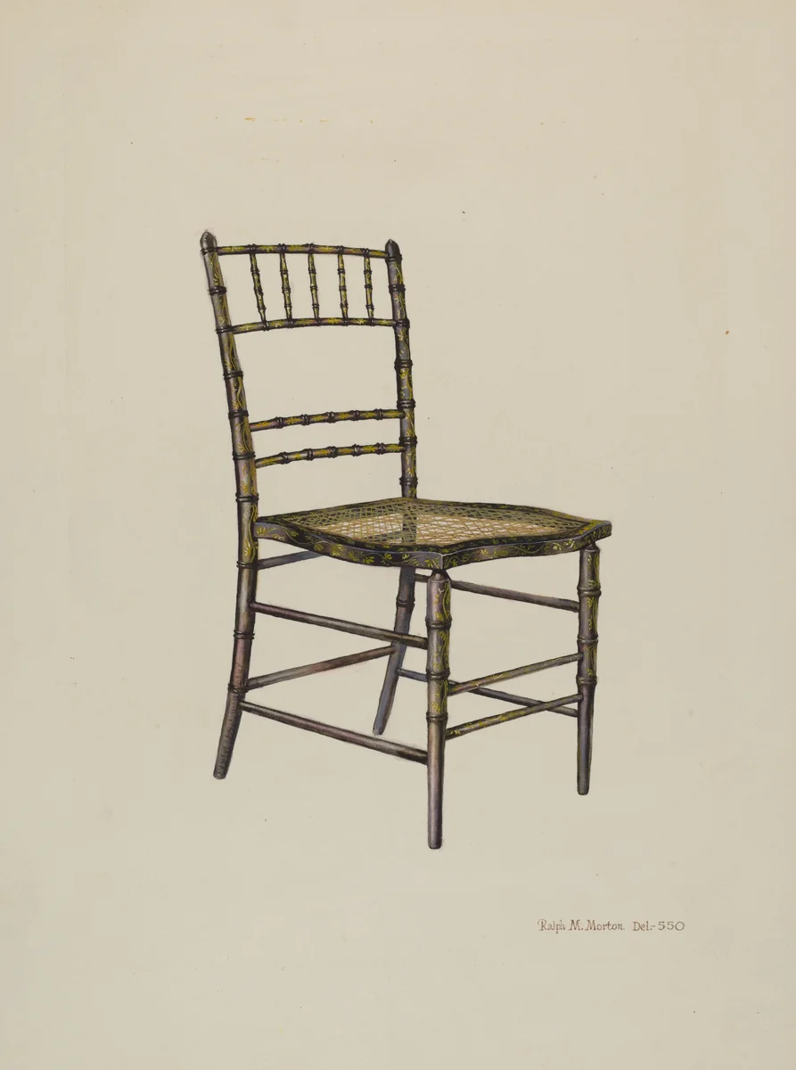 Chair by Ralph Morton, index of american design, 1939