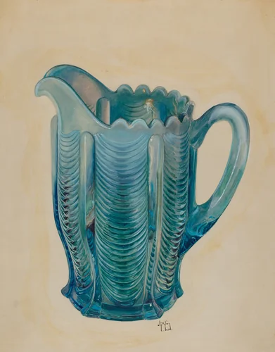 Water Pitcher by Ralph Atkinson, index of american design, 1936