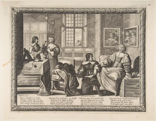 The Shoemaker by Abraham Bosse, print, 1632-1633