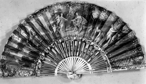 Fan by France, textile, 1725-1875