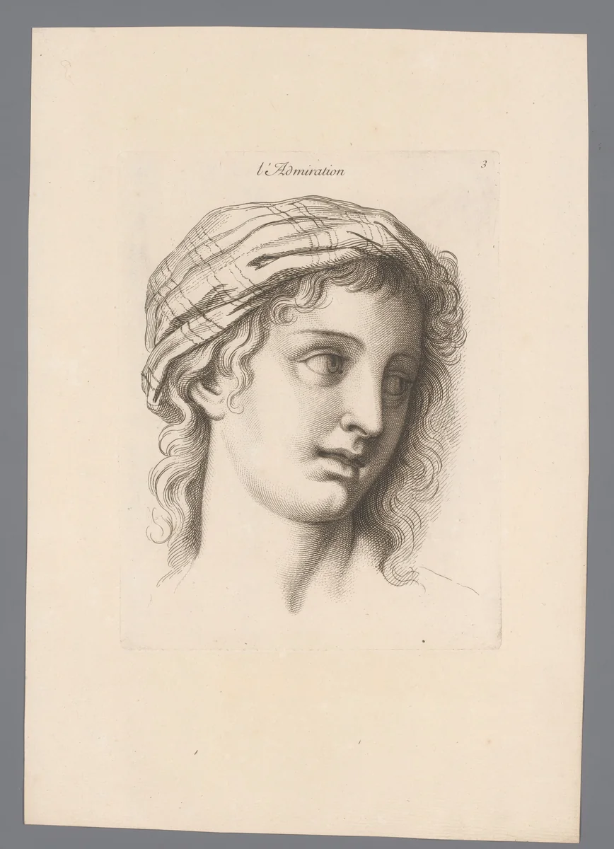 Bewondering by Jean Audran, print, 1727