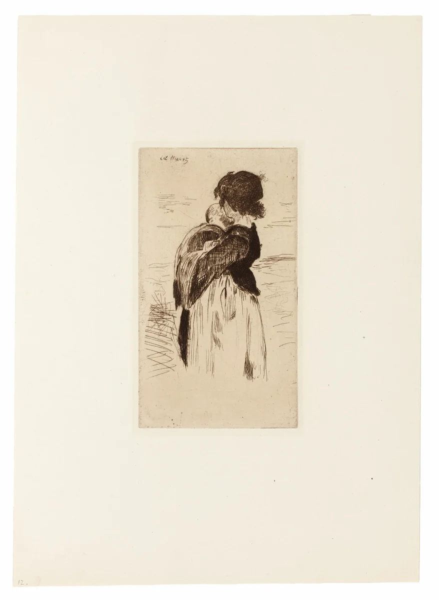 The Little Girl by Édouard Manet, print, 1861-1862