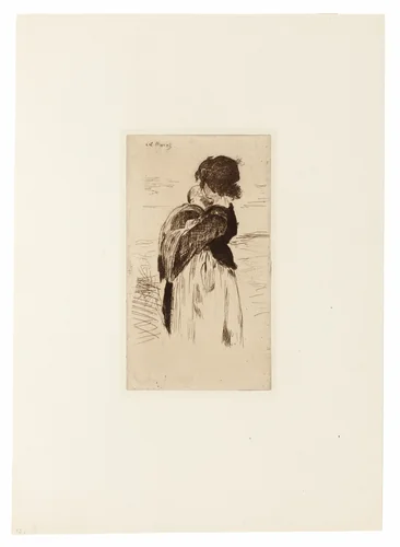 The Little Girl by Édouard Manet, print, 1861-1862