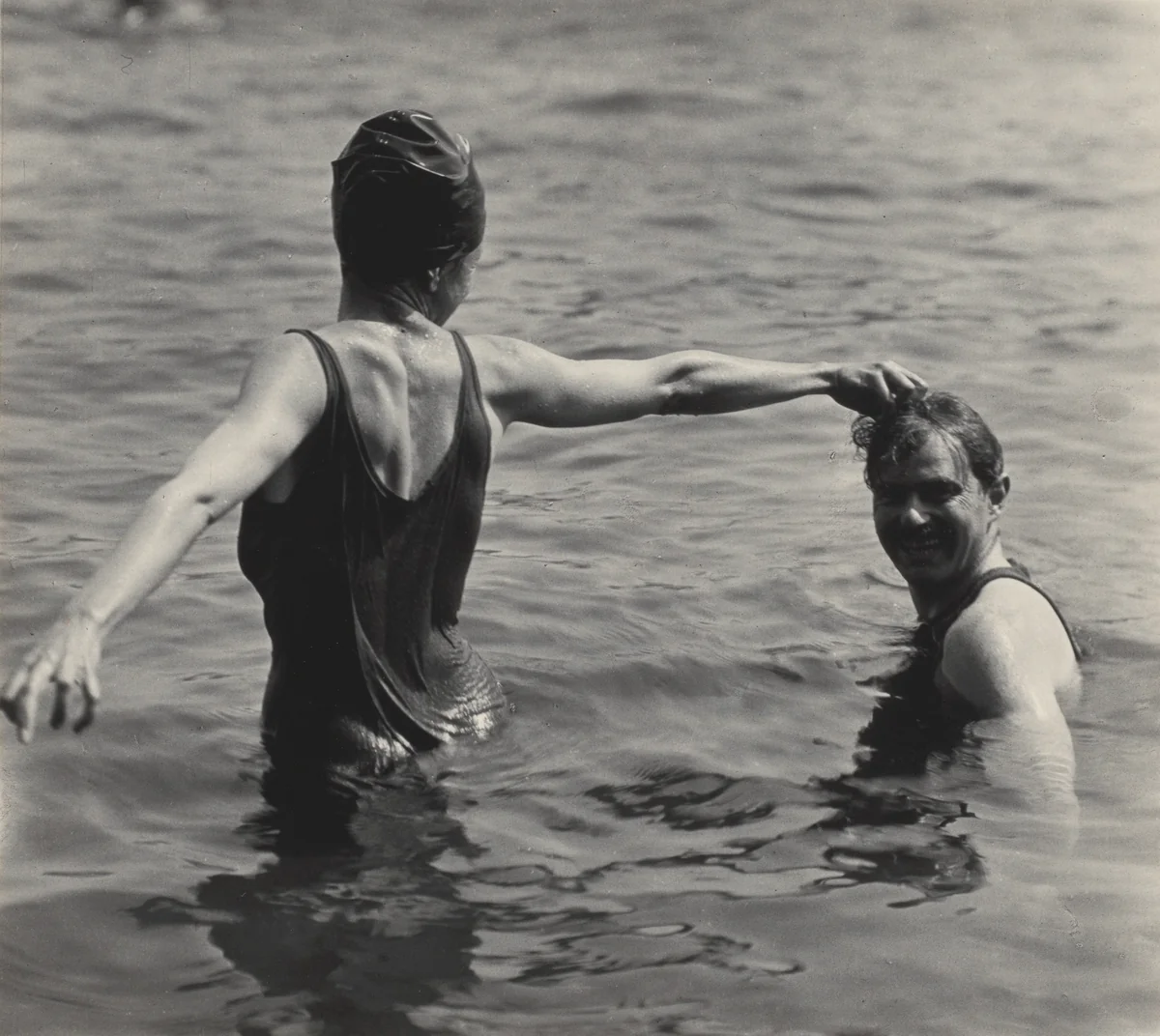 Georgia O'Keeffe and Waldo Frank by Alfred Stieglitz, photograph, 1920