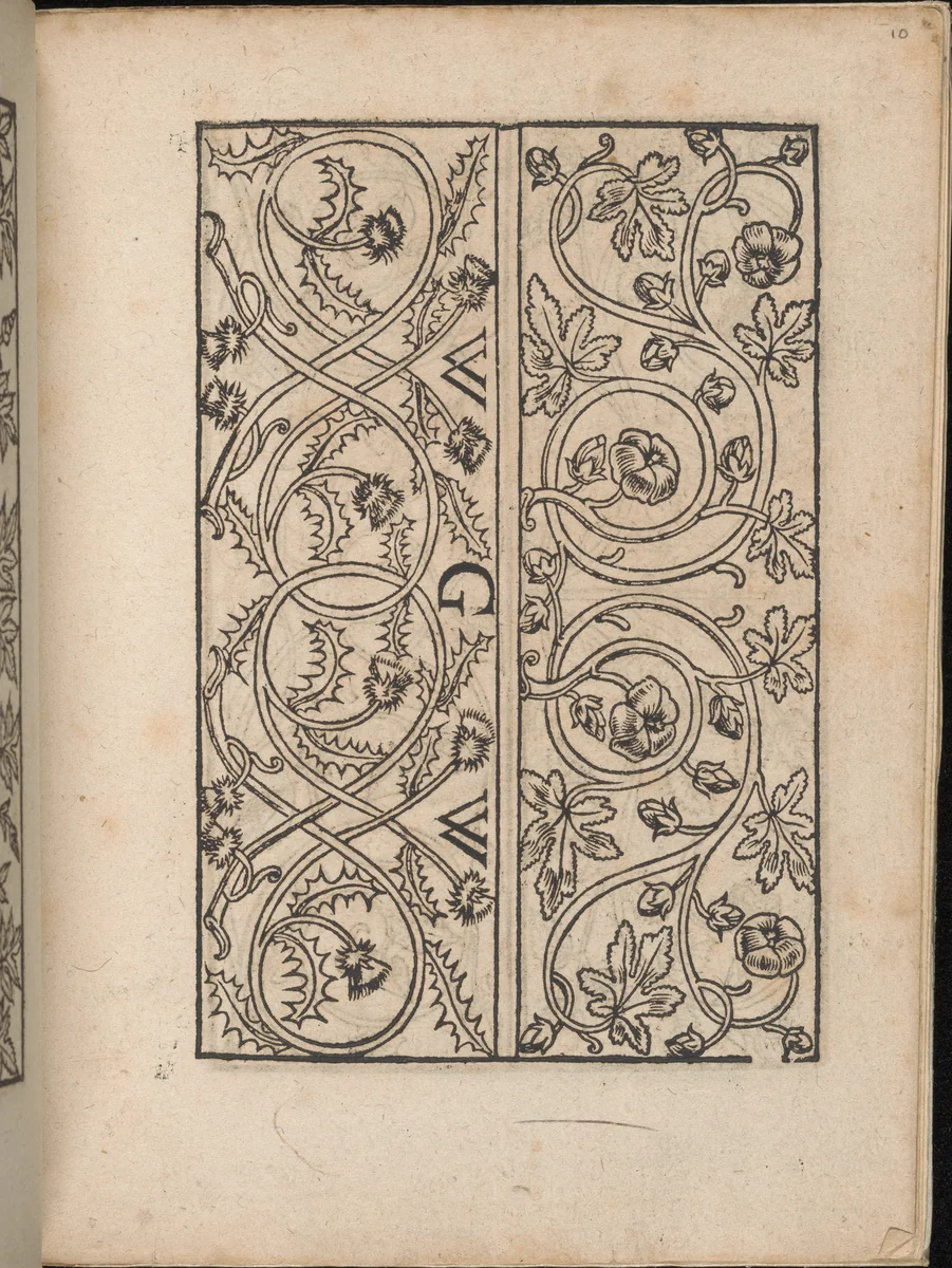 Ein new Modelbuch..., page 10 (recto) by Johann Schönsperger, book, 1524
