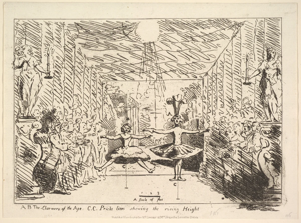 The Charmers of the Age by Richard Livesay, print, 1782