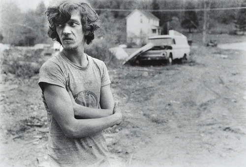 Fat Sabatine, Martins Creek, Pennsylvania by Larry Fink, photograph, 1978