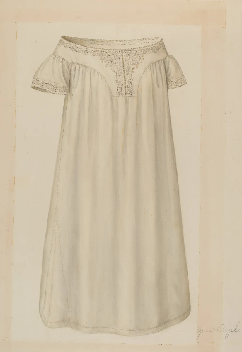 Chemise by Jean Peszel, index of american design, 1939