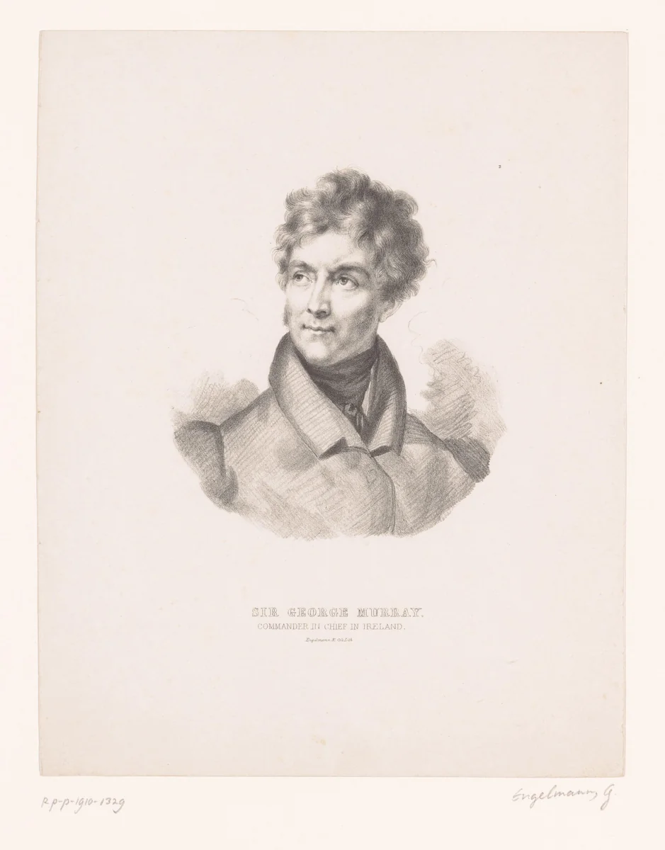 Portret van George Murray by anonymous, print, 1816-1839