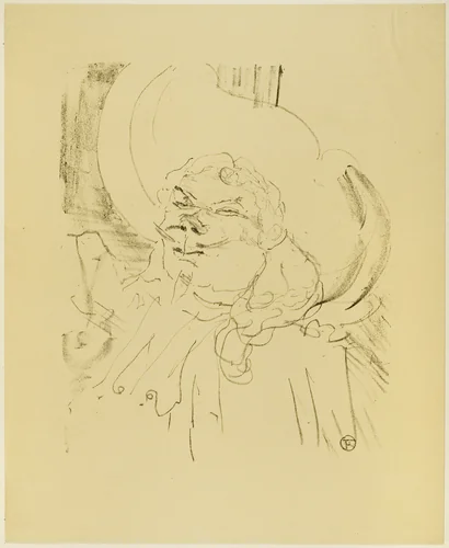 Coquelin the Elder, from Treize Lithographies by Henri de Toulouse-Lautrec, print, 1898