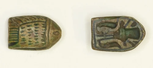 Scaraboid: Fish by Egyptian, other, -1550--1295
