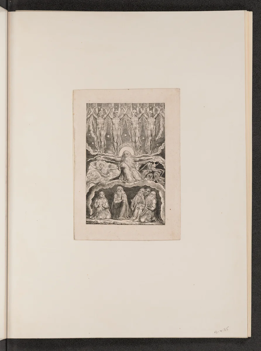 When the Morning Stars Sang Together by William Blake, portfolio, 1825