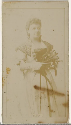 Miss Albani, from the Actors and Actresses series (N145-8) issued by Duke Sons & Co. to promote Duke Cigarettes by W. Duke, Sons & Co., photograph, 1890-1895